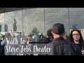 Walk to Steve Jobs Theater in Apple Park