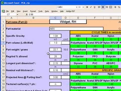 Icoquote Instant Injection Mold Quote You Part Cost Estimator