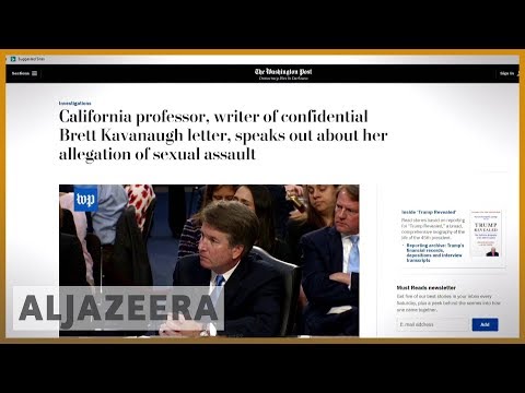 🇺🇸 First woman to accuse Kavanaugh of assault faces backlash | Al Jazeera English