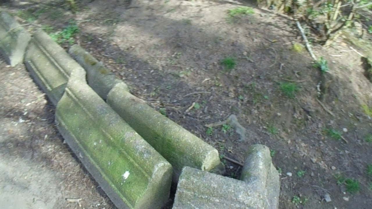 Newbold Comyn Mystery Monument - out of sight and mind tucked away behind the pavillion