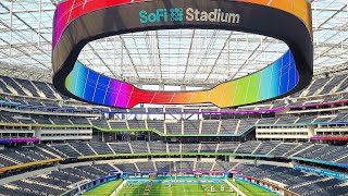 Inside tour of the $5 billion SoFi Stadium in Los Angeles | Home of the Rams and Chargers