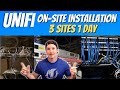 Unifi On-site installation, 3 sites 1 day