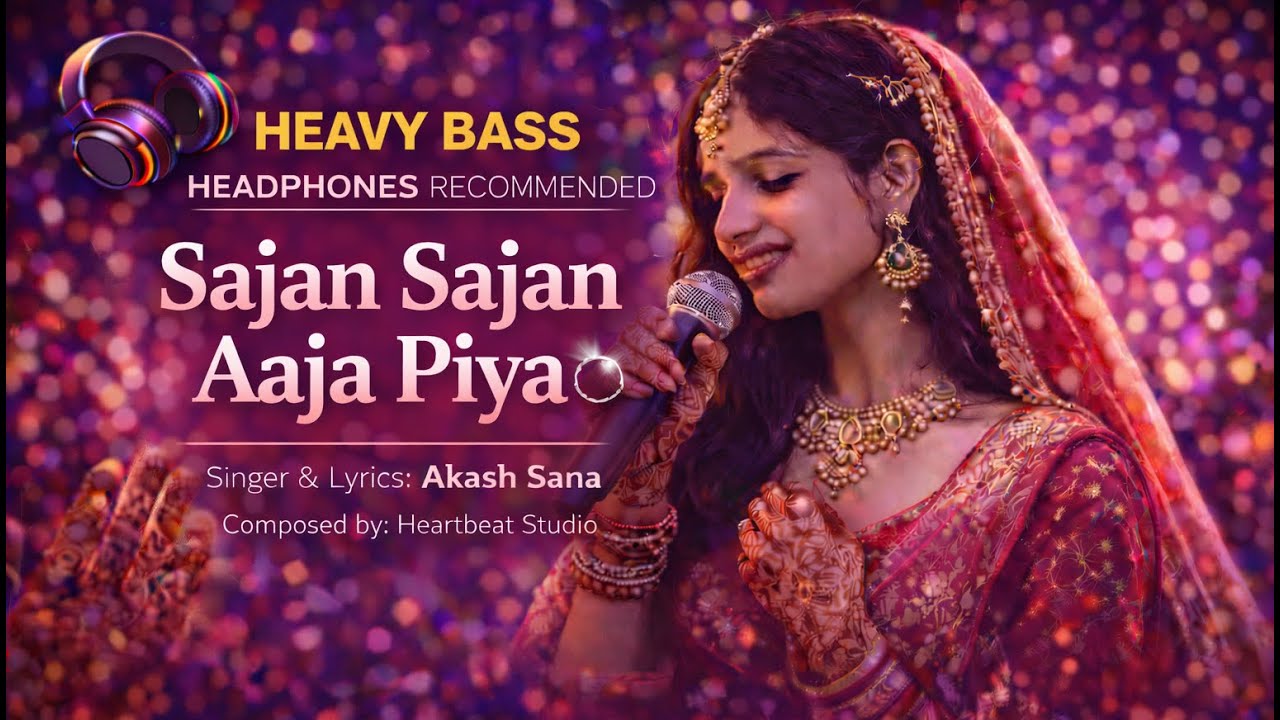 Sajan Sajan Aaja Piya 💍 | Romantic Hindi Song | Female Vocals | Heavy Bass