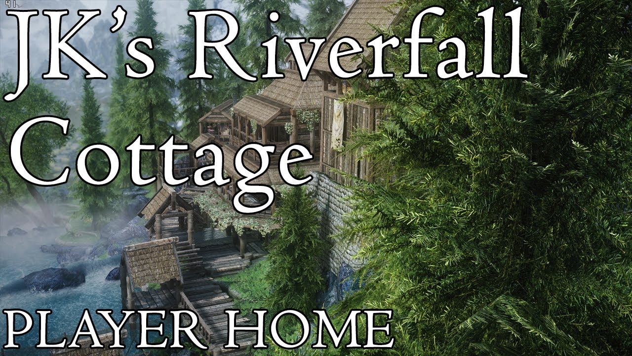 JK's Riverfall Cottage Skyrim SE Mod Showcase YouTube