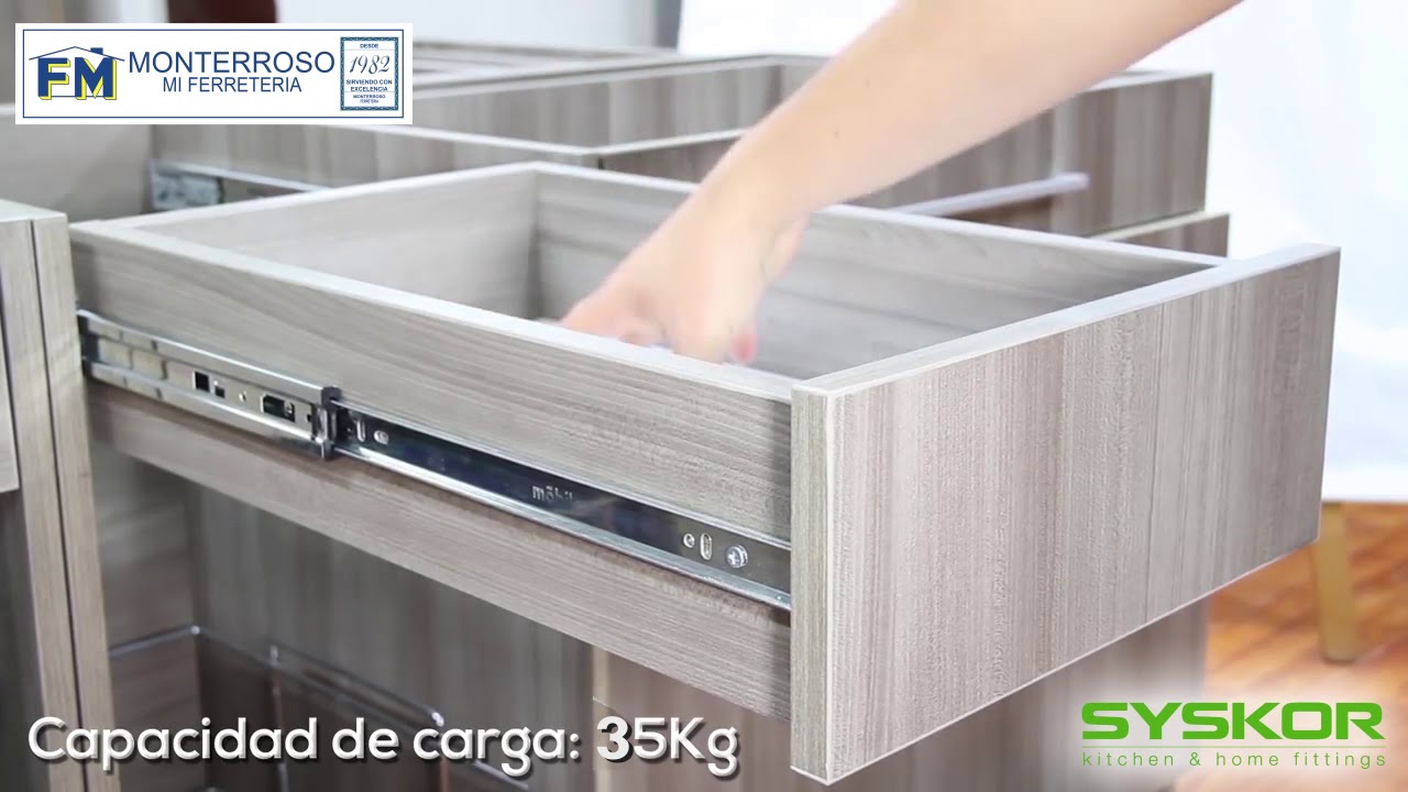 Mueble Organizador con Cajones Open Push combinado