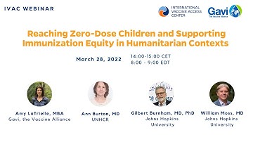 Reaching Zero-Dose Children and Supporting Immunization Equity in Humanitarian Contexts
