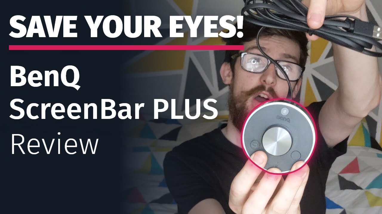 This Product SAVED MY EYESIGHT | BenQ Screenbar PLUS Monitor Light Review!