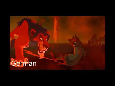 The Lion King one line Multi-language Be Prepared ( You won't get a ...
