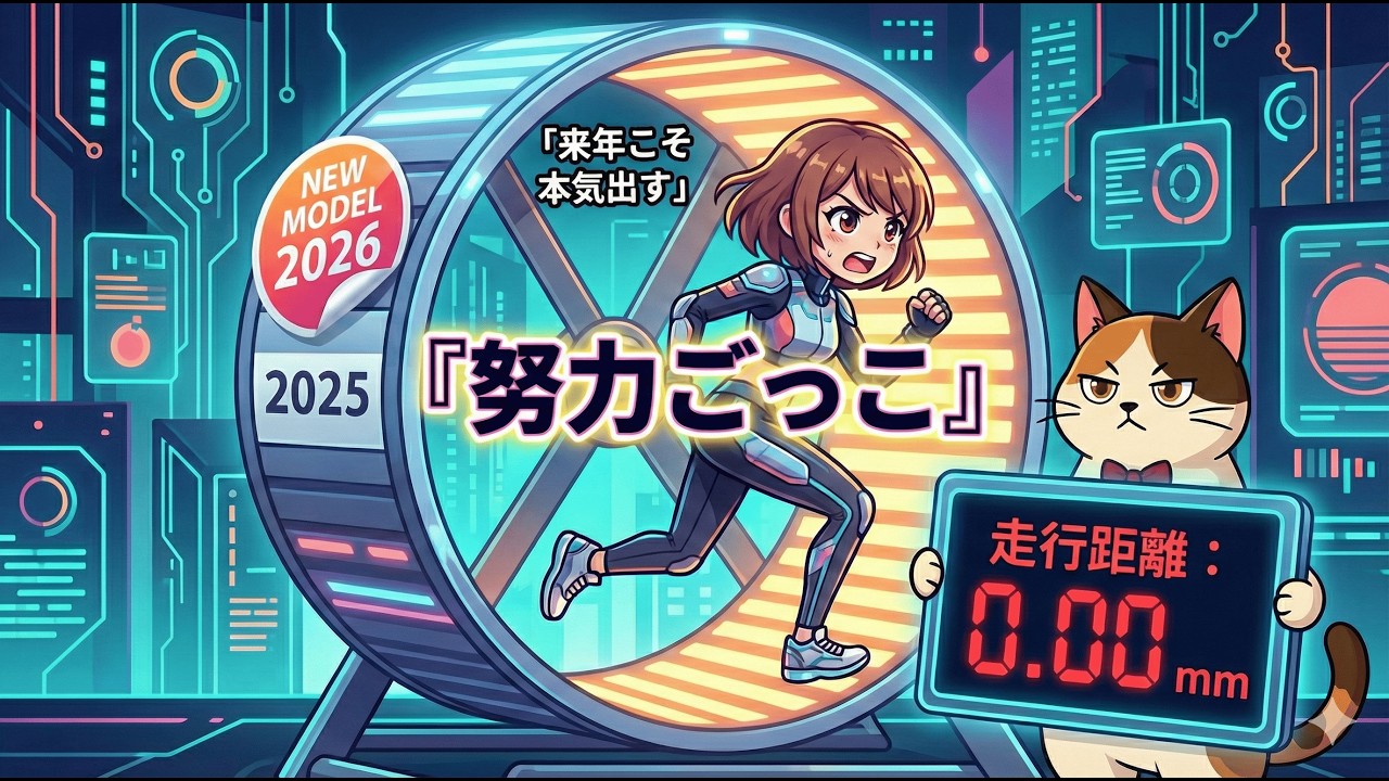 「来年こそ本気出す」は脳のバグ。一生場所が変わらない「努力ごっこ」の正体と脱出法【偽りの希望シンドローム】