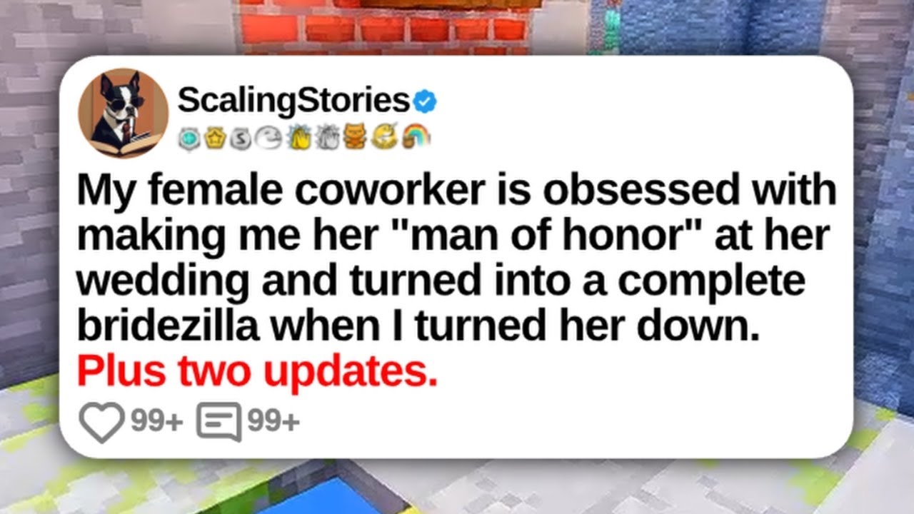 My Female Coworker Is Obsessed With Making Me Her “Man of Honor”... | Reddit Updates