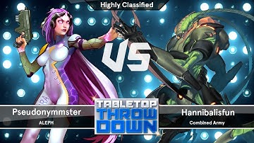 Infinity N4 Batrep - Highly Classified (RED) - Aleph (pseudonymmster) vs Combined (Hannibalisfun)