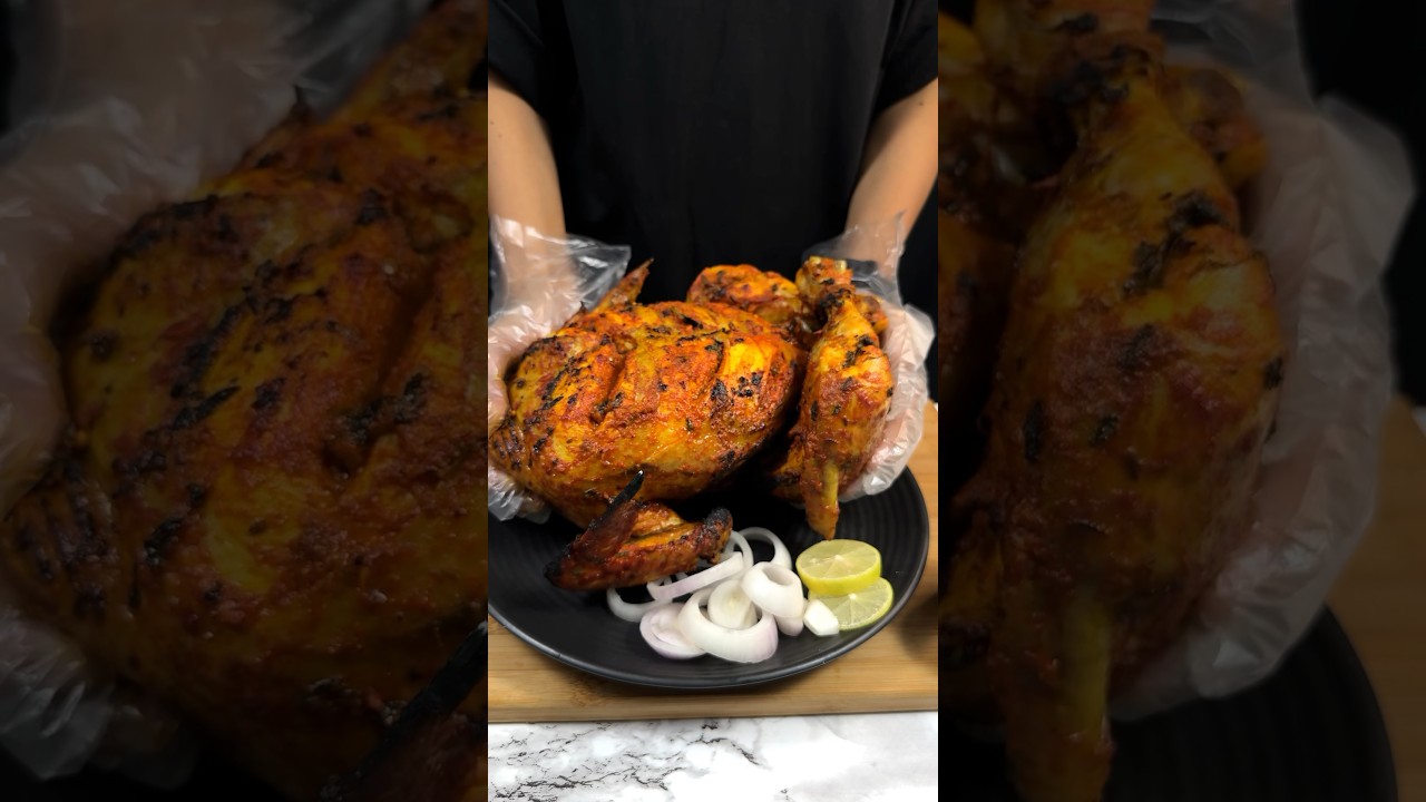 Tandoori Chicken in Pressure Cooker ASMR Cooking || 
