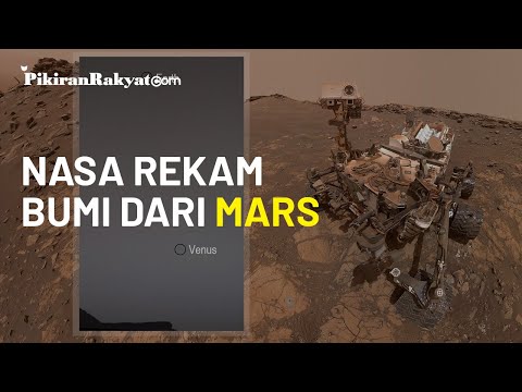 Robot Penjelajah Curiosity NASA Berhasil Rekam Foto Bumi dan Venus dari Planet Mars