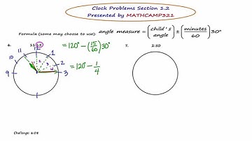 Mathcamp321: Geometry - Clock Problems #2
