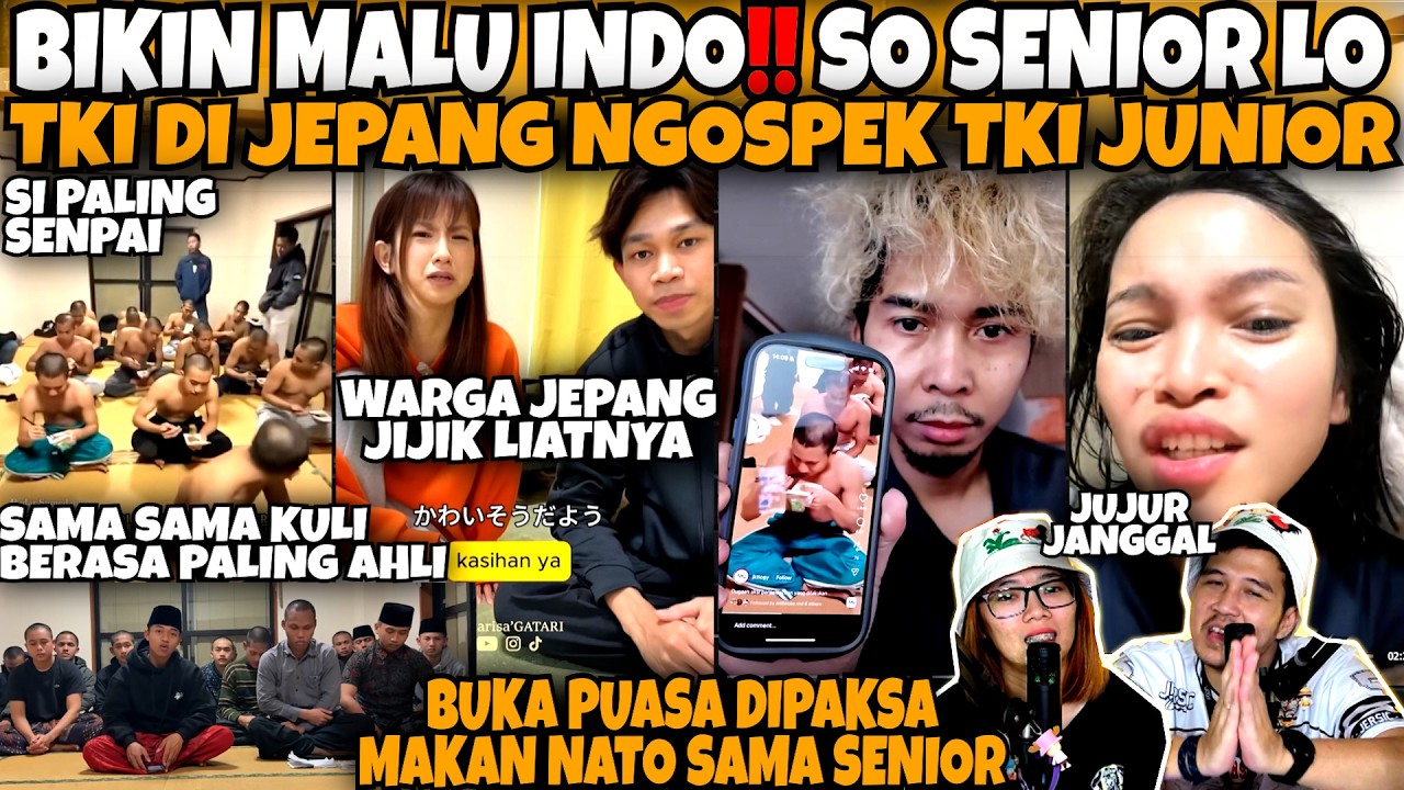 BIKIN MALU INDO😡‼️TKI DI JEPANG SOK SENIOR‼️NGOSPEK TKI JUNIOR D1P4KS4 MAKAN NATO