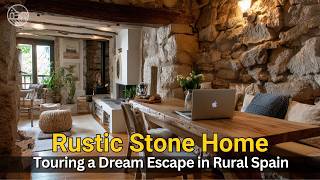 Inside a Hidden Gem: Tiny Stone House with Stunning Rustic Spanish Design
