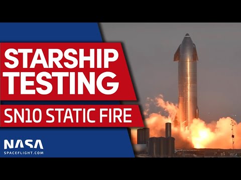 LIVE: Starship SN10 Static Fire Test