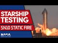 Starship SN10 Static Fire Test #2