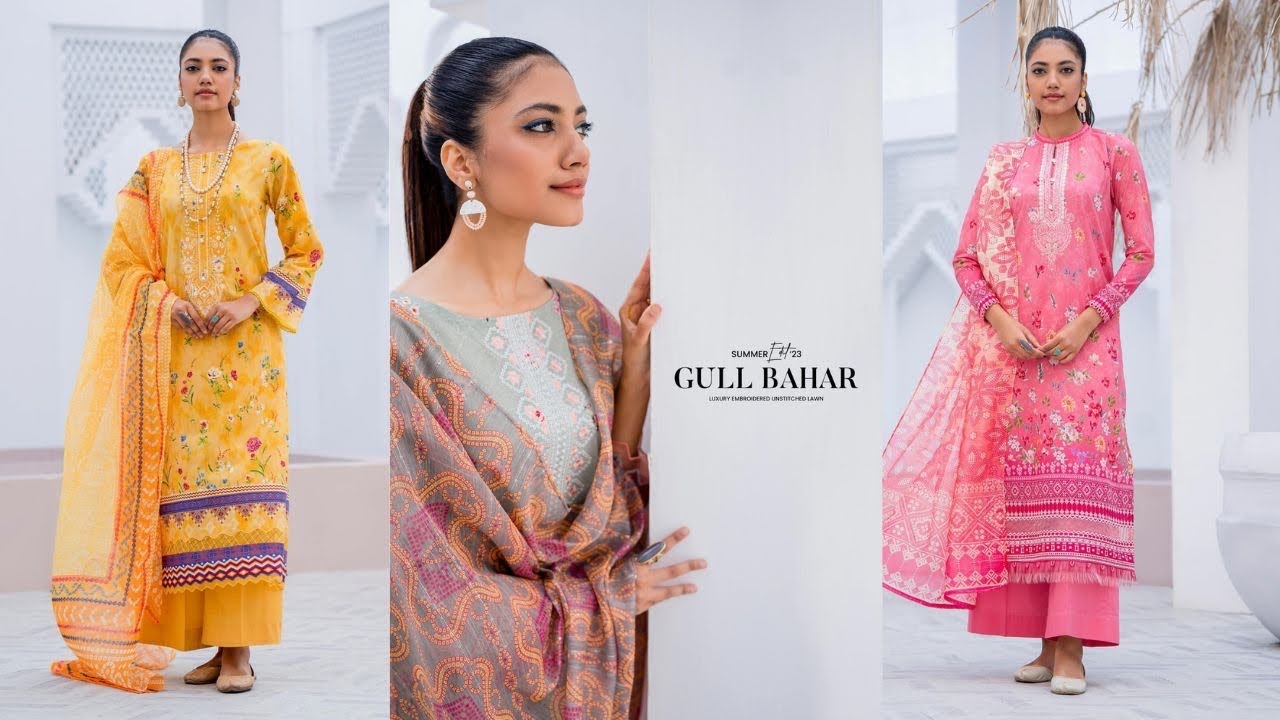 Gulbahar by Gulljee Vol 1 Luxury Cotton Dress 2023