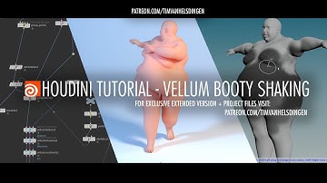 Houdini Tutorial - Vellum booty shake