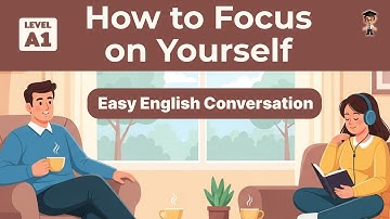 How to Focus on Yourself | Easy English Conversation for Beginners | English Podcast