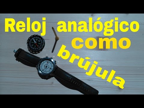 Video: Cómo usar un reloj analógico como brújula: 8 pasos (con imágenes)