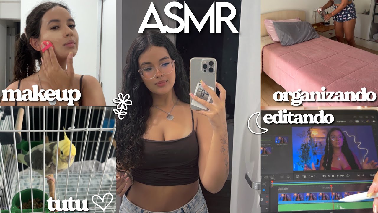 ASMR VLOG: UM DIA COMIGO 🪩 trabalho, rotina… 🌙