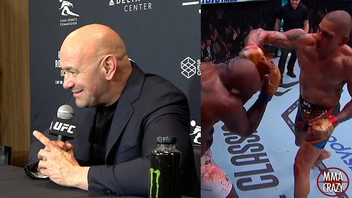 Dana White REACTS to Alex Pereira TKO Khalil Rountree at UFC 307