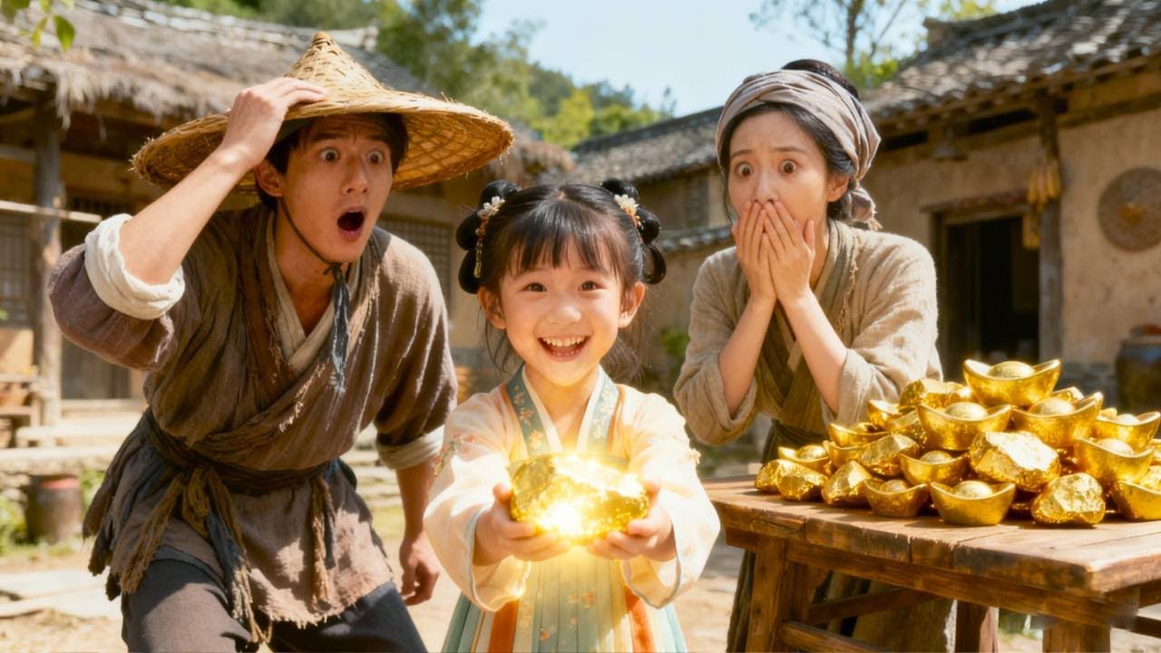 Good-hearted farmer accepted little beggar — turns out angel who changed everything to gold.
