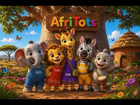 AfriTots | Hello, Africa! 🌍 | African Kids Song for Toddlers \u0026 Preschoolers @AfriTotsKids