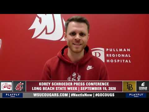 WSU Volleyball: Korey Schroeder | Long Beach State Week Press Conference | 9/15/26
