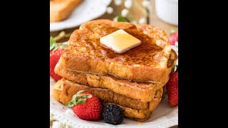 French Toast Recipe || Classic French Toast | @TheDailySpeshyl | @croutncrackrjacks | @foodmetrica.