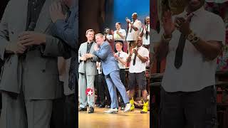 Trey Parker, Matt Stone, Robert Lopez, Andrew Rannells &amp; Rory O’Malley at THE BOOK OF MORMON’s 15th!