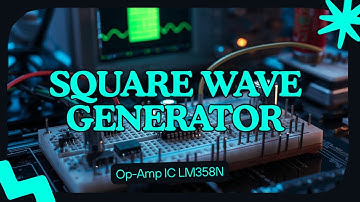 Square Wave Generator using Op-Amp IC LM358N | Circuit & Working Explained
