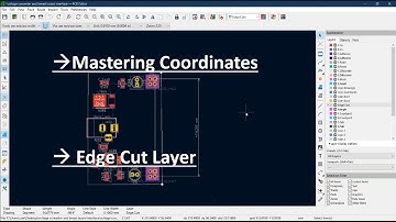 15 KiCad Tutorial: Mastering Coordinates - Correcting Edge Cut Lines and Creating Board Cuts