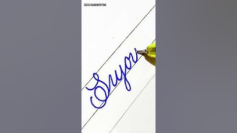 Write the name 