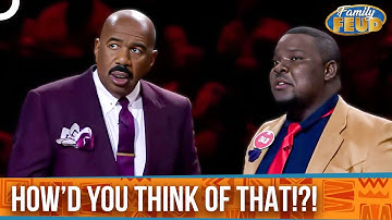 This Answer Completely DESTROYED Steve! | Fast Money | Family Feud Classics