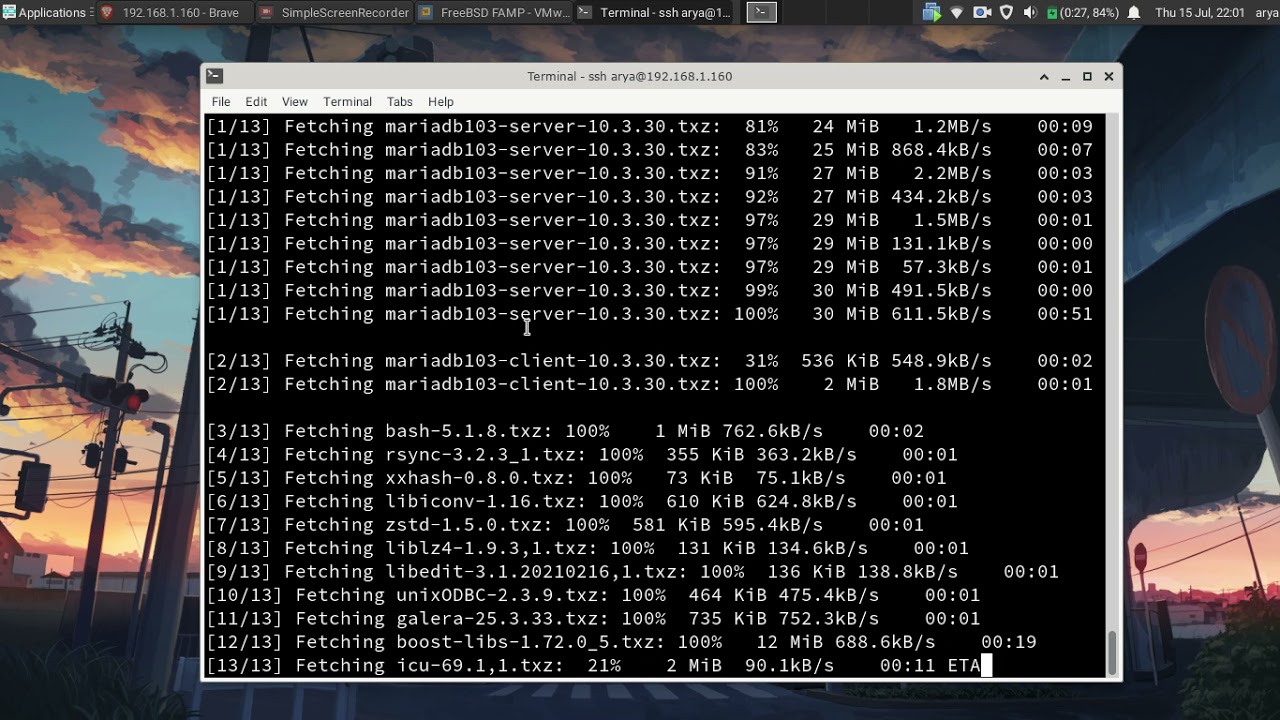 установка phpmyadmin на FreeBSD