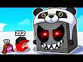 CANAVAR ZEKA KÜPÜ OLDUM SONRA HEPSİNİ YEDİM! Roblox rubiks cube