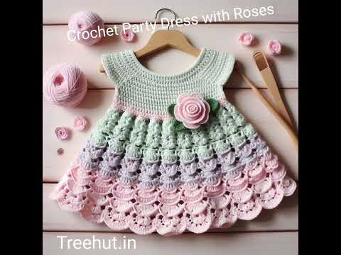 500 Cotton Crochet Dresses for Girls, Crochet Ideas #spring frocks