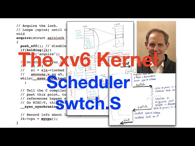xv6 Kernel-16: Scheduling + swtch.S