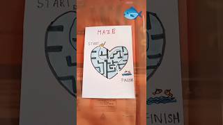 How to make a easy maze || Easy fish 🐟 maze ||
