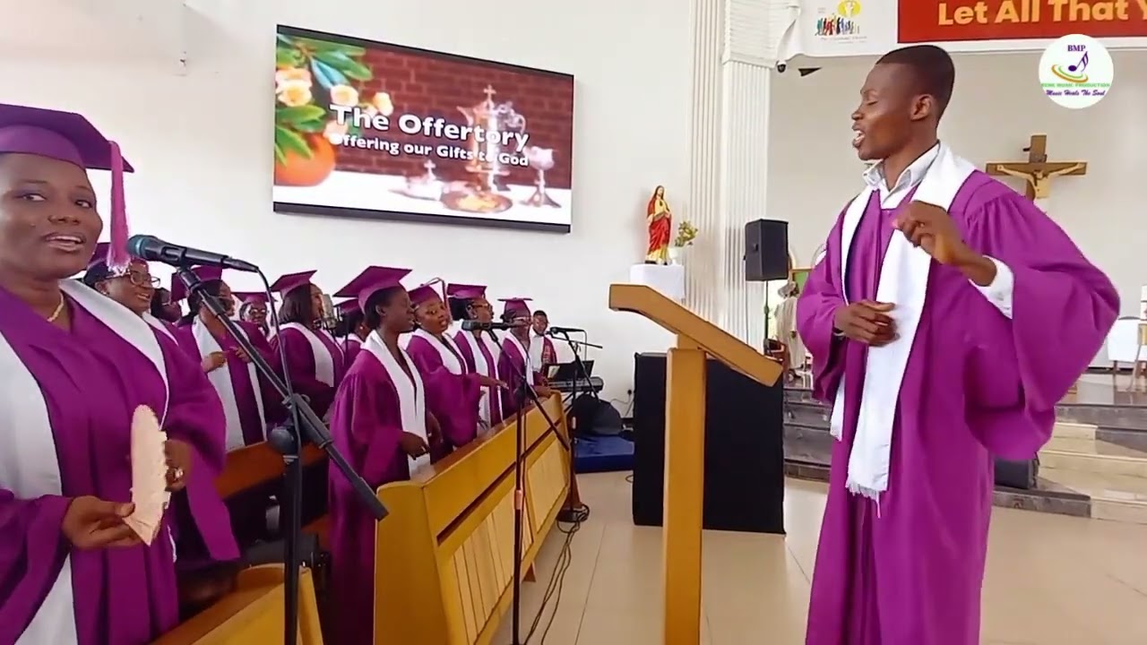 Ghanaian🌹Choral Medleys for 🥰Offering by St. Bakhita Catholic Ch Choir Lashibi Tema Com 20