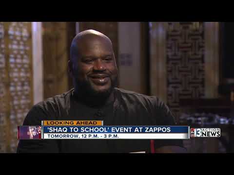 Shaquille O'Neal helps Las Vegas valley students in need at 'Shaq-to-School'