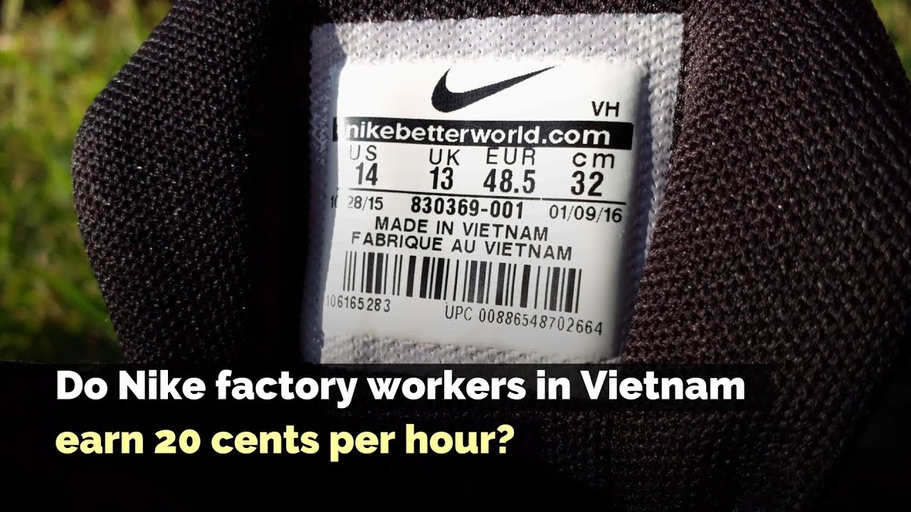 how much do nike factory workers get paid