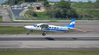 [高松空港／TAK/RJOT] 女性パイロットが駆る セスナ・グランドキャラバン Cessna 208B Grand Caravan (JA282J) [第一航空/First Flying]