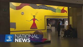 Half century work from Mi’kmaw artist Alan Syliboy on display in Halifax | APTN News