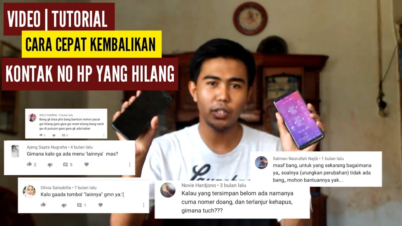 Cara kembalikan kontak no hp yang hilang terbaru 2020 walaupun sudah