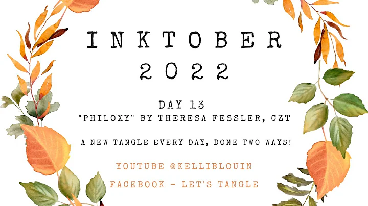 Inktober Tangles Day 13 - "Philoxy" by Theresa Fes...