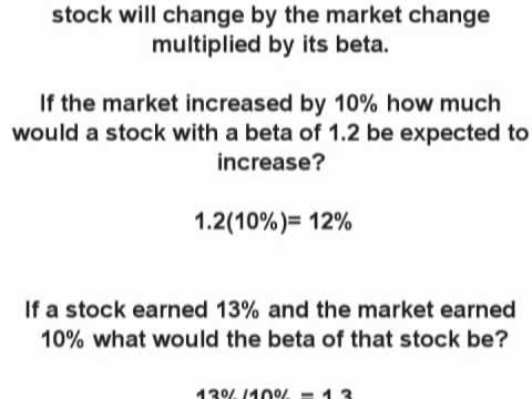 dell in stock market what is beta definition